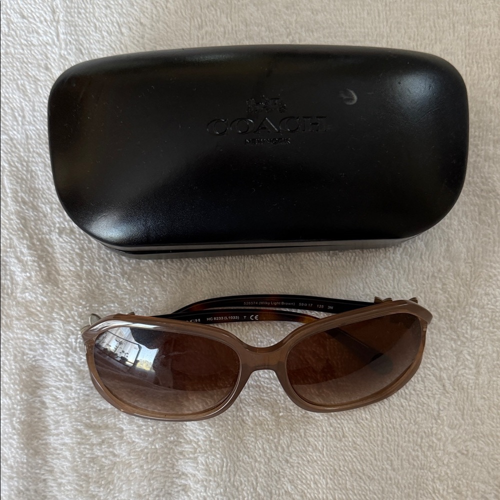Coach Tortoise Shell Sunglasses
